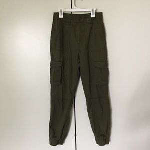 Green cargo pants